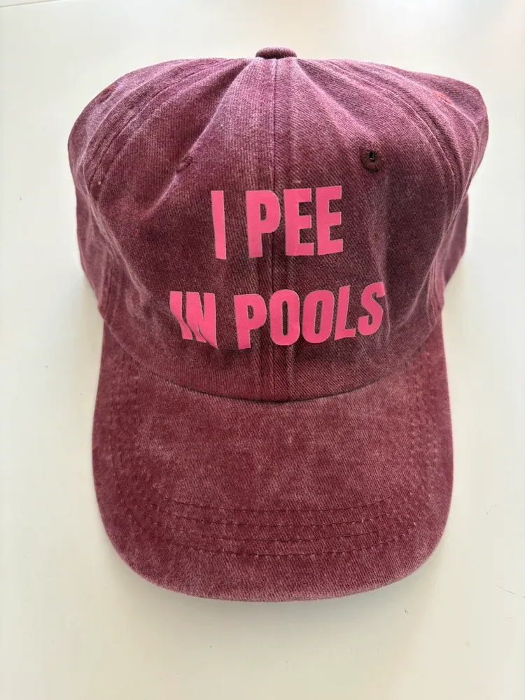 I Pee In Pools Cap