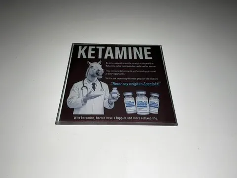 KETA Horse Glass Plate
