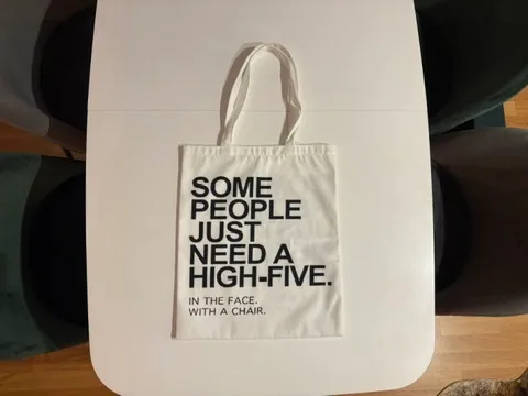 "High-Five" Tote Bag