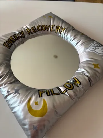 Silver Pillow Mirror