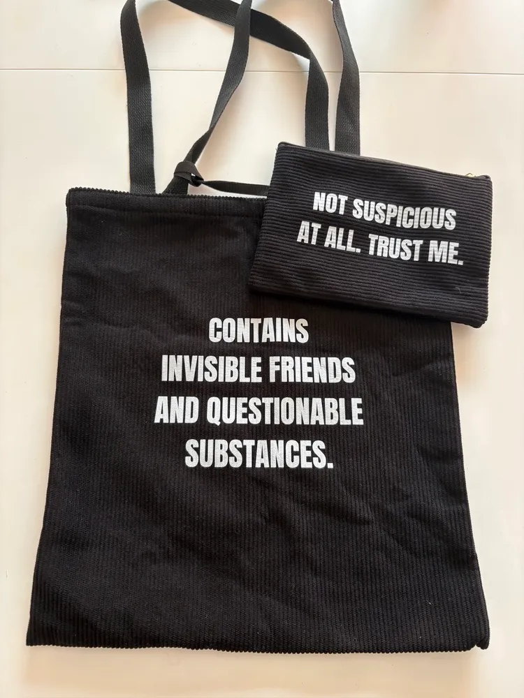 "Invisible Friends" Tote Bag